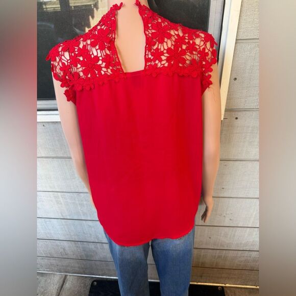 Women’s SHEIN Red Blouse Size 0XL - Picture 2 of 5